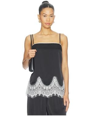 Amanda Uprichard Audra Top En Color Negro Talla (También En M, S, Xl, Xs)