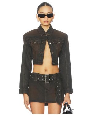 Ksubi Chaqueta Define Trucker En Color Marrã³N Talla (Tambiãn En Xs) - Negro