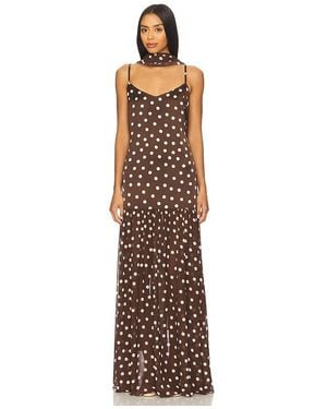 Show Me Your Mumu Dalia Maxi Dress - Natural