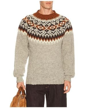 Barbour Scottish Made Placement Sweater - Natural