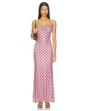 Madison The Label Polina Maxi Dress - Red