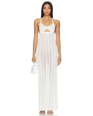MAJORELLE Maxivestido Davia En Talla (También En S, M) - Blanco