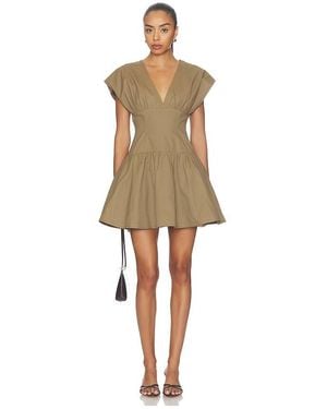 Line & Dot Hamish Mini Dress - Natural