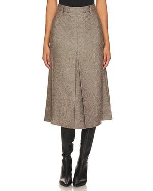 RUE SOPHIE Bristol Midi Skirt - Natural