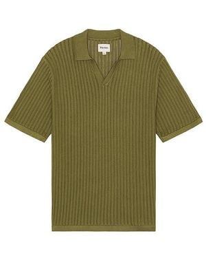 Rhythm Relaxed Knit Polo - Green