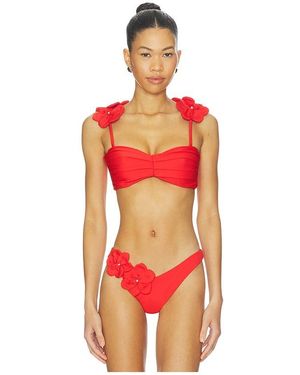 Peixoto Rae Bikini Top - Red