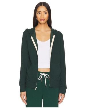 Monrow Zip Up Hoody - Green