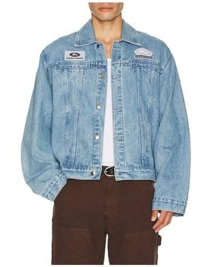 Siegelman Stable X Ford Patched Denim Jacket - Blue