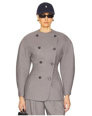 Helsa The Curvilinear Blazer En Talla (También En Xxs) - Gris