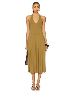 Steve Madden Vestido Midi Hazel En Color Verde Oliva Talla En - Neutro