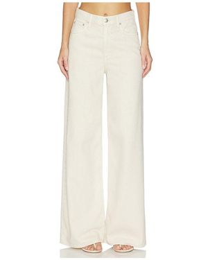 Rag & Bone Pierna Ancha Sofie En Color Crema Talla (Tambiãn En 33, 34) - Blanco