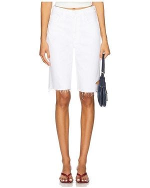 Mother The Maven Bermuda Fray - White