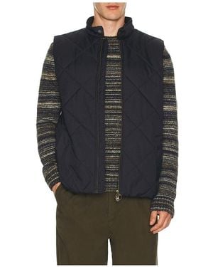Barbour City Harrington Quilted Gilet Vest - Blue