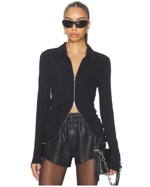 Alexander Wang Drape Back Shirt En Color Negro Talla (También En M, S, Xs) - Azul