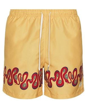 Bather Badeshorts Ochre Dizzy Boa - Weiß