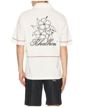 Khalhon Saturday Club Emblem Polo - White