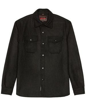 Schott Nyc Camisa Cpo Wool En Color Negro Talla (También En M, S, Xl, Xxl)