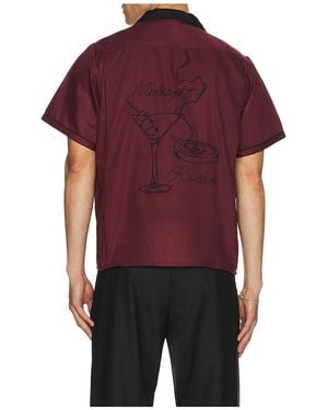 MIDNIGHT RODEO Bowler Shirt - Red