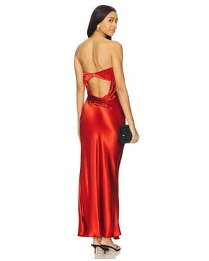 Bec & Bridge Moondance Strapless Dress - Red