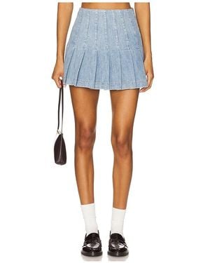 Alice + Olivia Carter Mini Skirt - Blue