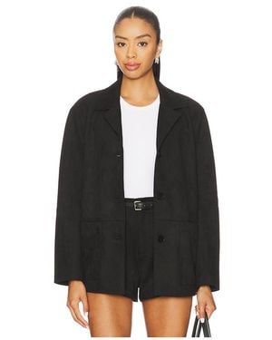 Elodie the Label Vegane Wildlederjacke Hayes - Schwarz