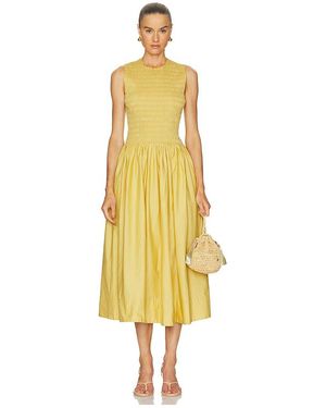 Pistola Gladys Smocked Bodice Dress - Yellow