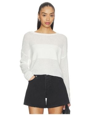 LNA Benford Illusion Sweater - White