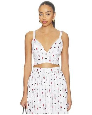 L'Agence Bustier Kaori - Weiß