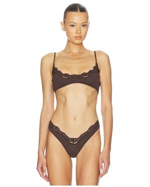 Skims Fits Everybody Lace Scoop Bralette - Natural