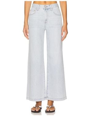 Pistola Jadyn Petite Low Slung Palazzo Jeans - White