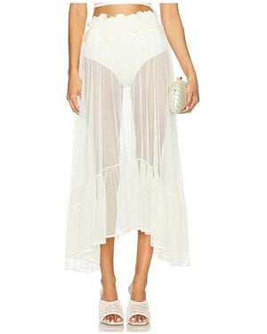 Bahia Maria Jardin De Lu Skirt - White