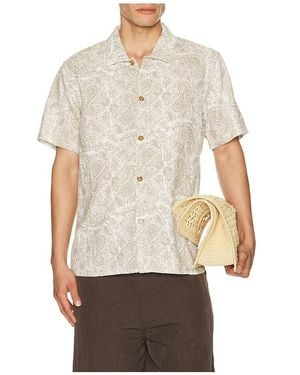 Rhythm Tally Paisley Shirt - Natural