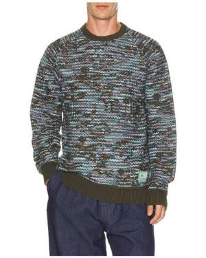 Scotch & Soda Jacquard Relaxed Fit Pullover - Blue