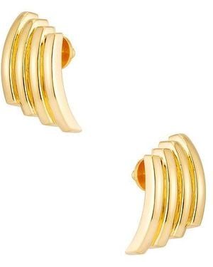 Mega Line Dance Earrings - Metallic