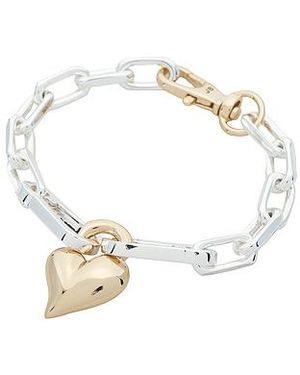 Jenny Bird Padlock Heart Chain Bracelet - Black