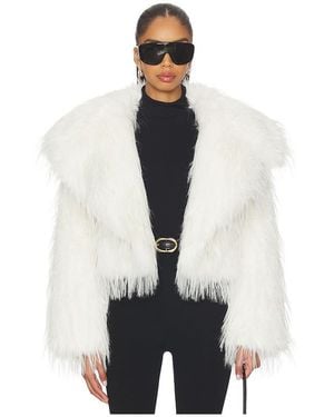 Adrienne Landau Chaqueta Lilith En Color Blanco Talla (También En S, M) - Negro