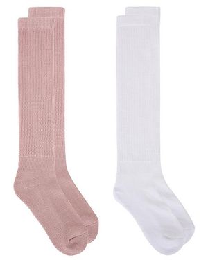 WellBeing + BeingWell Scrunch Sock 2 Pack - White