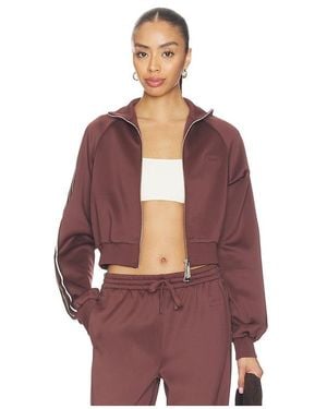 Ksubi Cropped Zip Track Jacket - Red