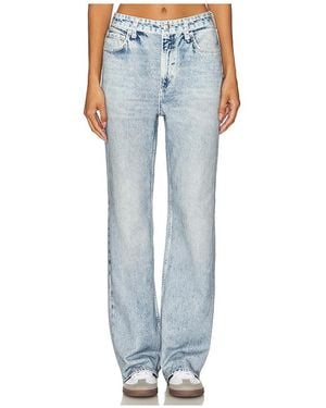 Rag & Bone Miramar Shea High Rise Full Relaxed - Blue