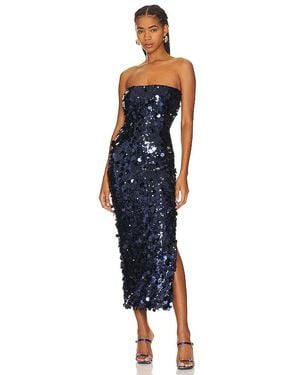 Runaway the Label Gabourne Dress - Blue