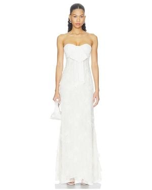MAJORELLE Lily Maxi Dress - White