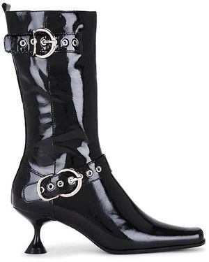 Jeffrey Campbell Cornered Boot - Black