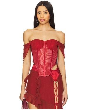 AMOR MIA Assassin Corset Top - Red