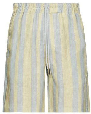 Oas Kurze Hose, Reine Baumwolle Mist Strata - Weiß