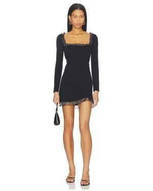 Free People Lucette Mini Dress - Black