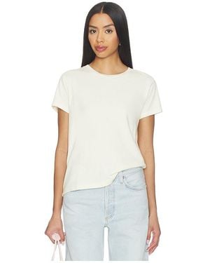 Agolde Long Line Adine Tee Shirt - White