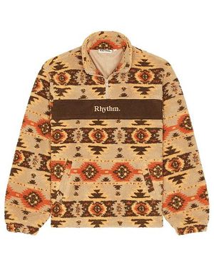 Rhythm High Noon Quarter Zip Pullover - Natural