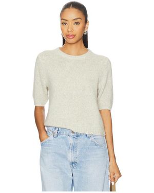 W. Cashmere Kurzärmeliger Pullover Brenda - Weiß