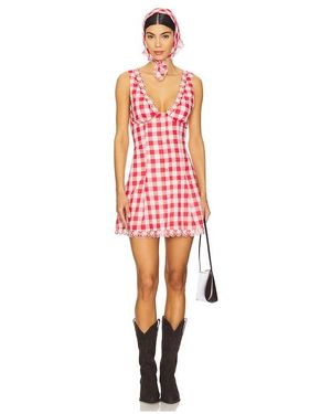 Frankie's Bikinis X Bella Hadid Farm Mini Dress - Red