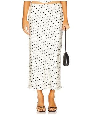 Runaway the Label Falda Midi Karlita En Color Blanco Talla En